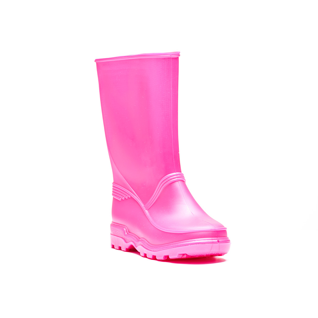 pcv-sin-puntera-niño-corte-alto-rosado-3 Bota de PVC para Niños – Rosa Corte Alto - Imagen 1