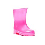 Bota de PVC para Niños – Rosa Corte Bajo